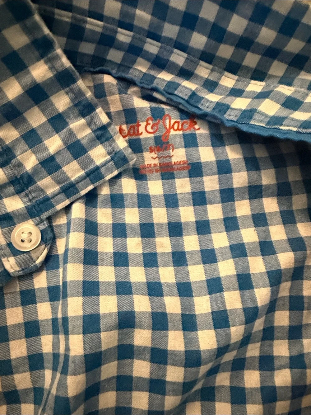 8 little boys mixed Button-Down Shirts (Blue, Green, Orange, Red)